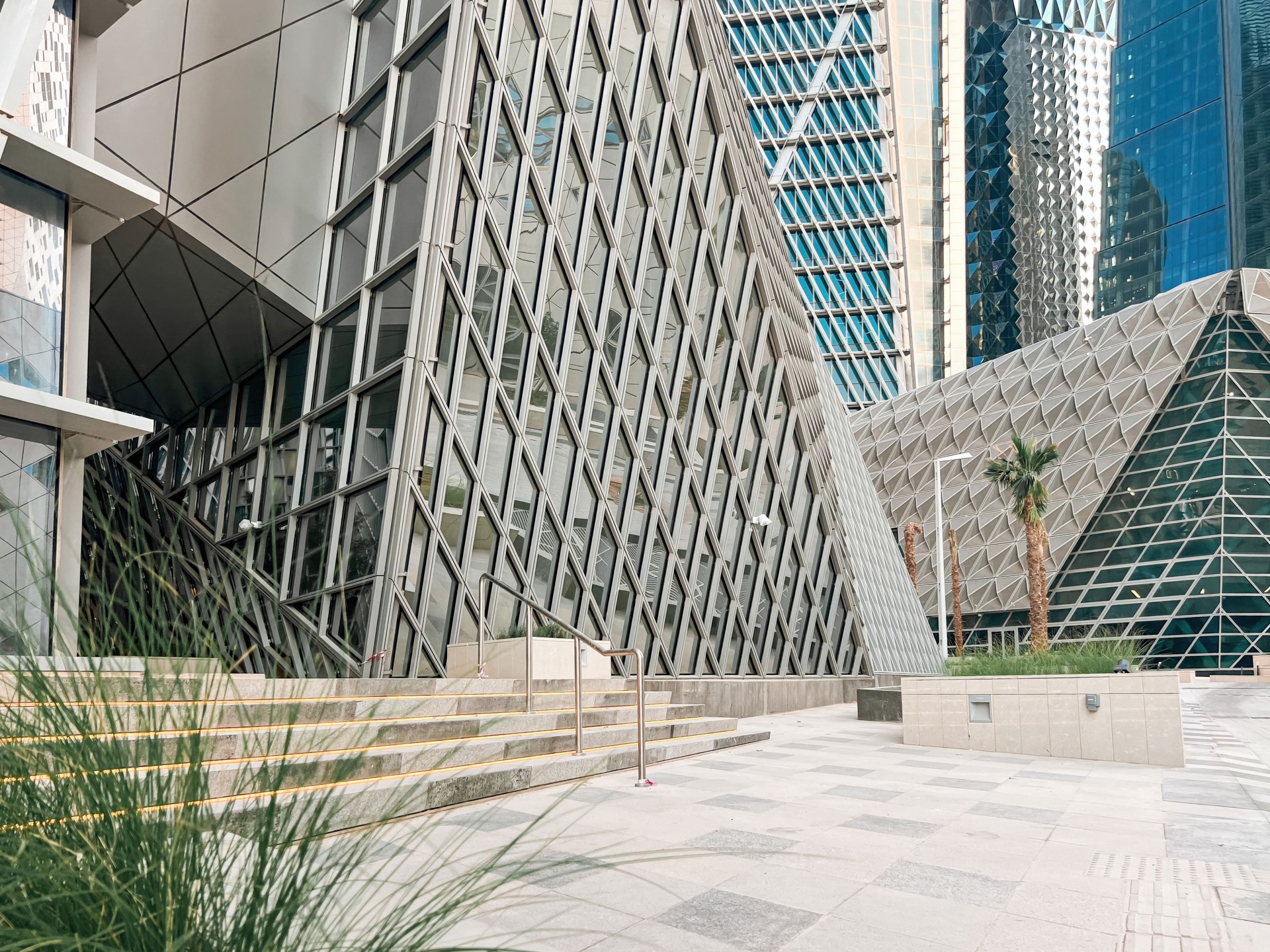 Modern Geometric Architecture at King Abdullah Financial District